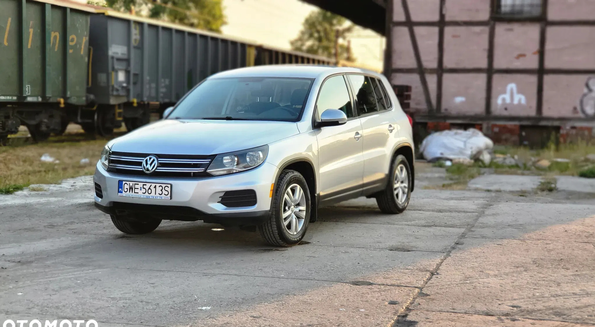 samochody osobowe Volkswagen Tiguan cena 43900 przebieg: 153000, rok produkcji 2014 z Wejherowo